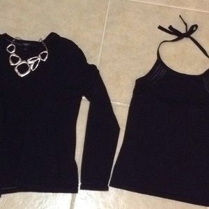 Talbots 2-piece sweater set - black, small